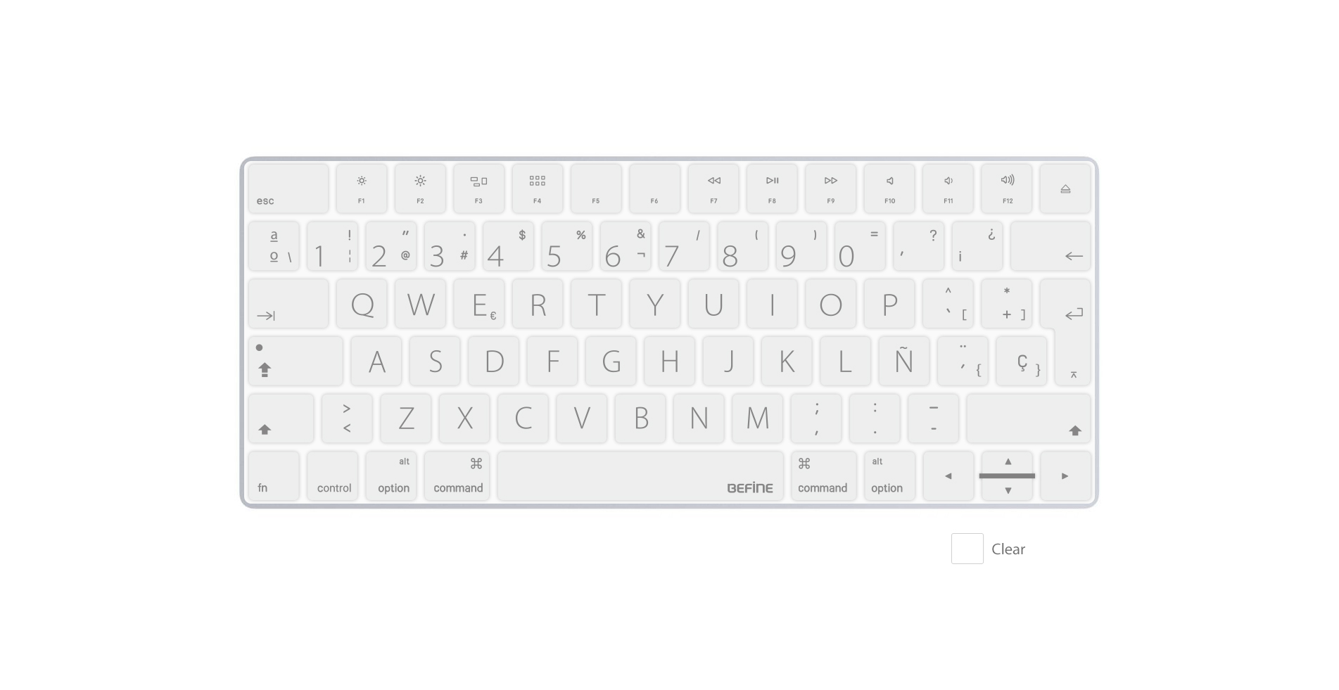 Spainish-magic Keyboard-cover-102-design ⋆ Befine